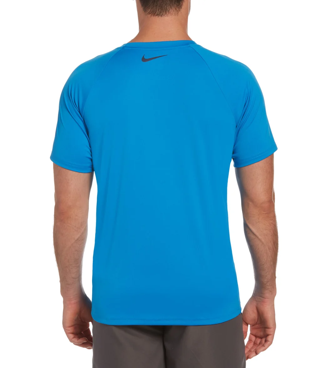 Nike Men's JDI Swoosh Short Sleeve Hydroguard Swim Shirt - Image 6