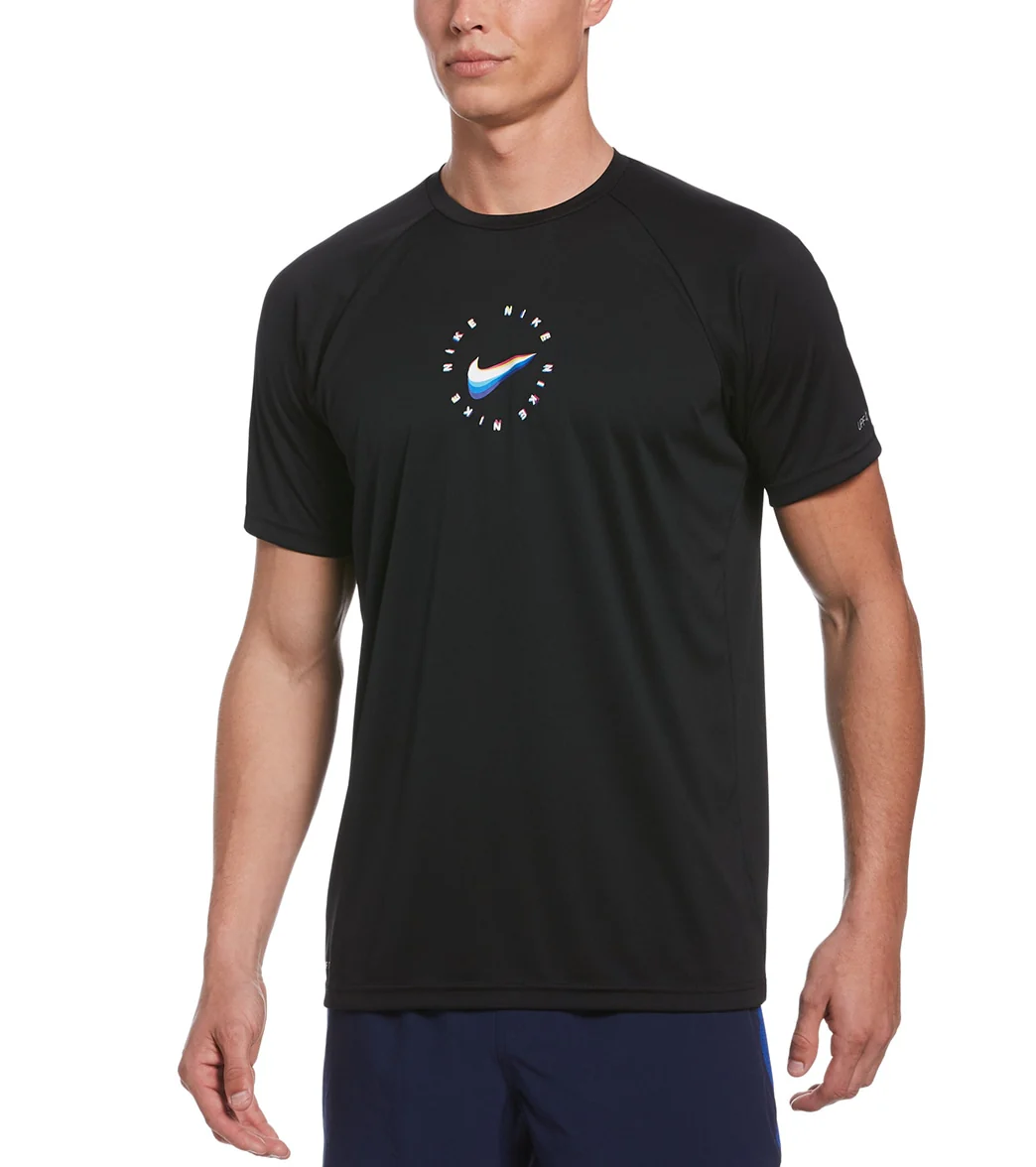 Nike Men's Liquid Logo Short Sleeve Rashguard - Image 13