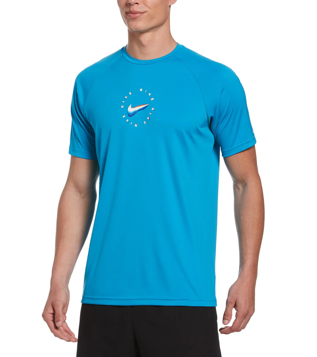 Nike Men's Liquid Logo Short Sleeve Rashguard - Image 5