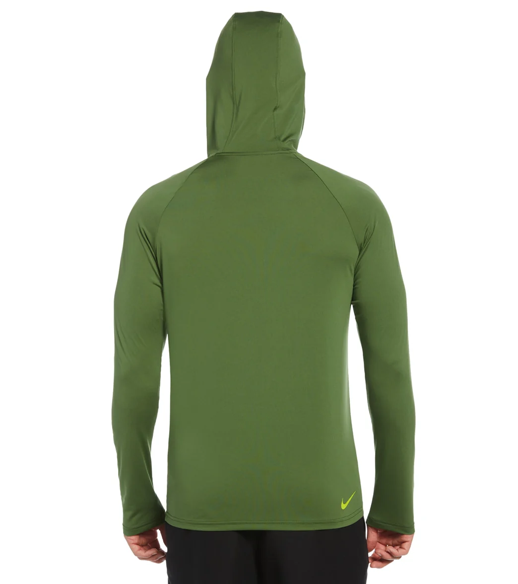 Nike Men's Outline Logo Long Sleeve Hooded Hydroguard - Image 2
