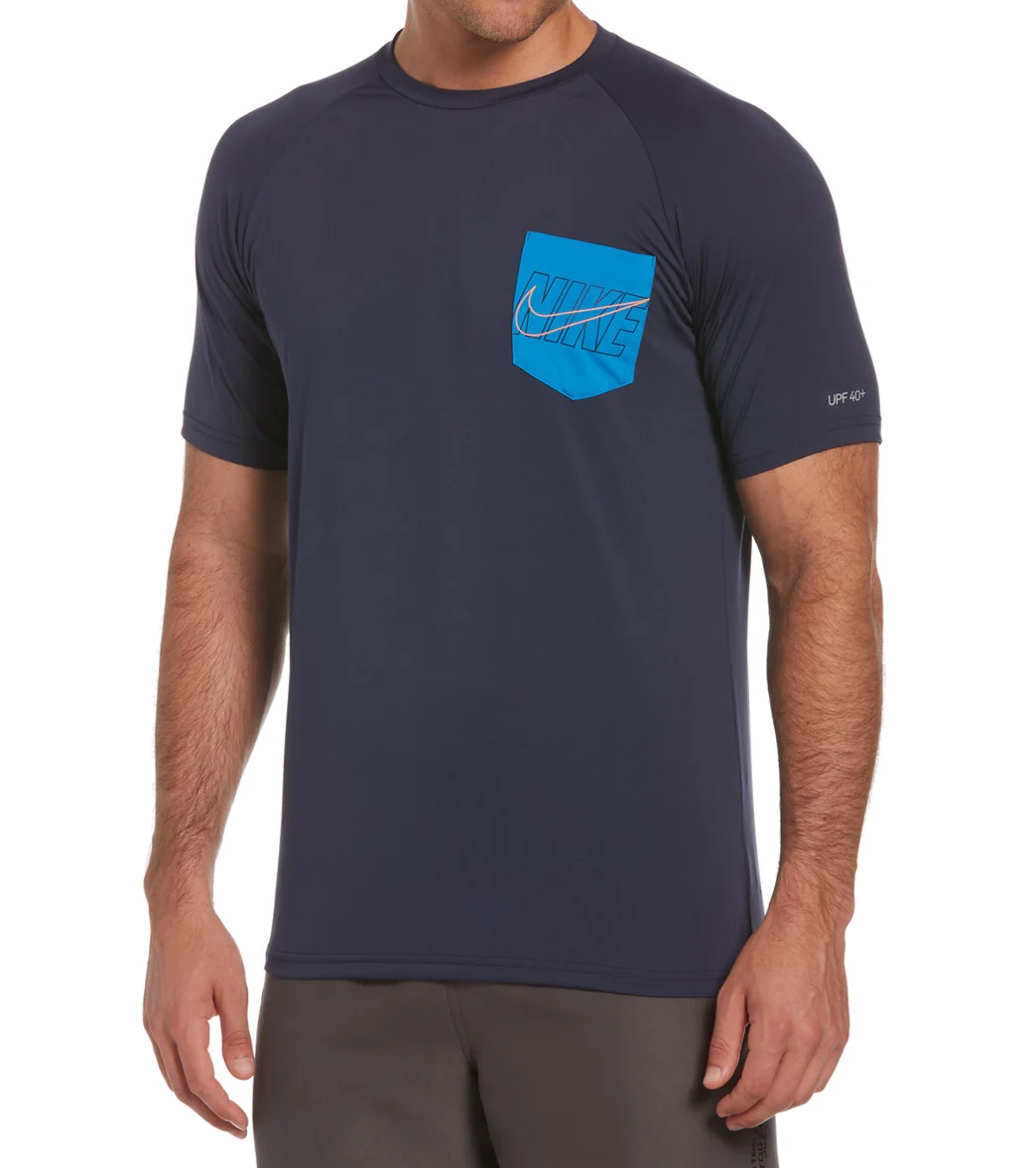 Nike Men's Outline Logo Short Sleeve Hydroguard - Image 17