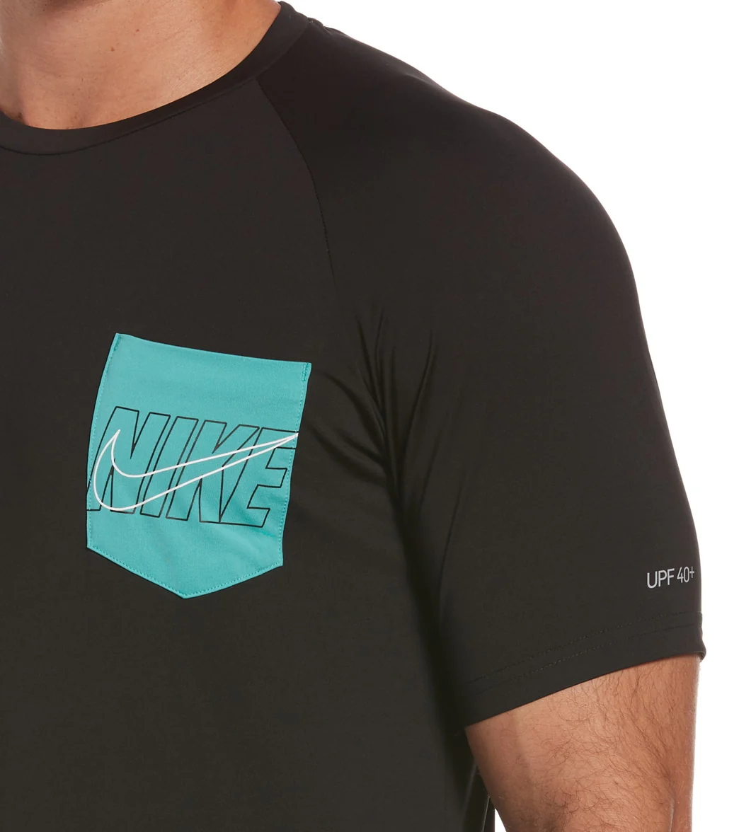 Nike Men's Outline Logo Short Sleeve Hydroguard - Image 20