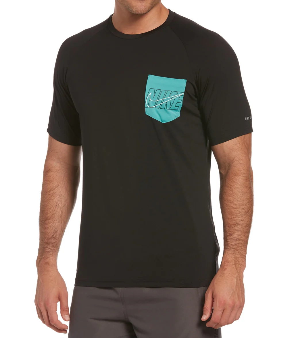 Nike Men's Outline Logo Short Sleeve Hydroguard - Image 23