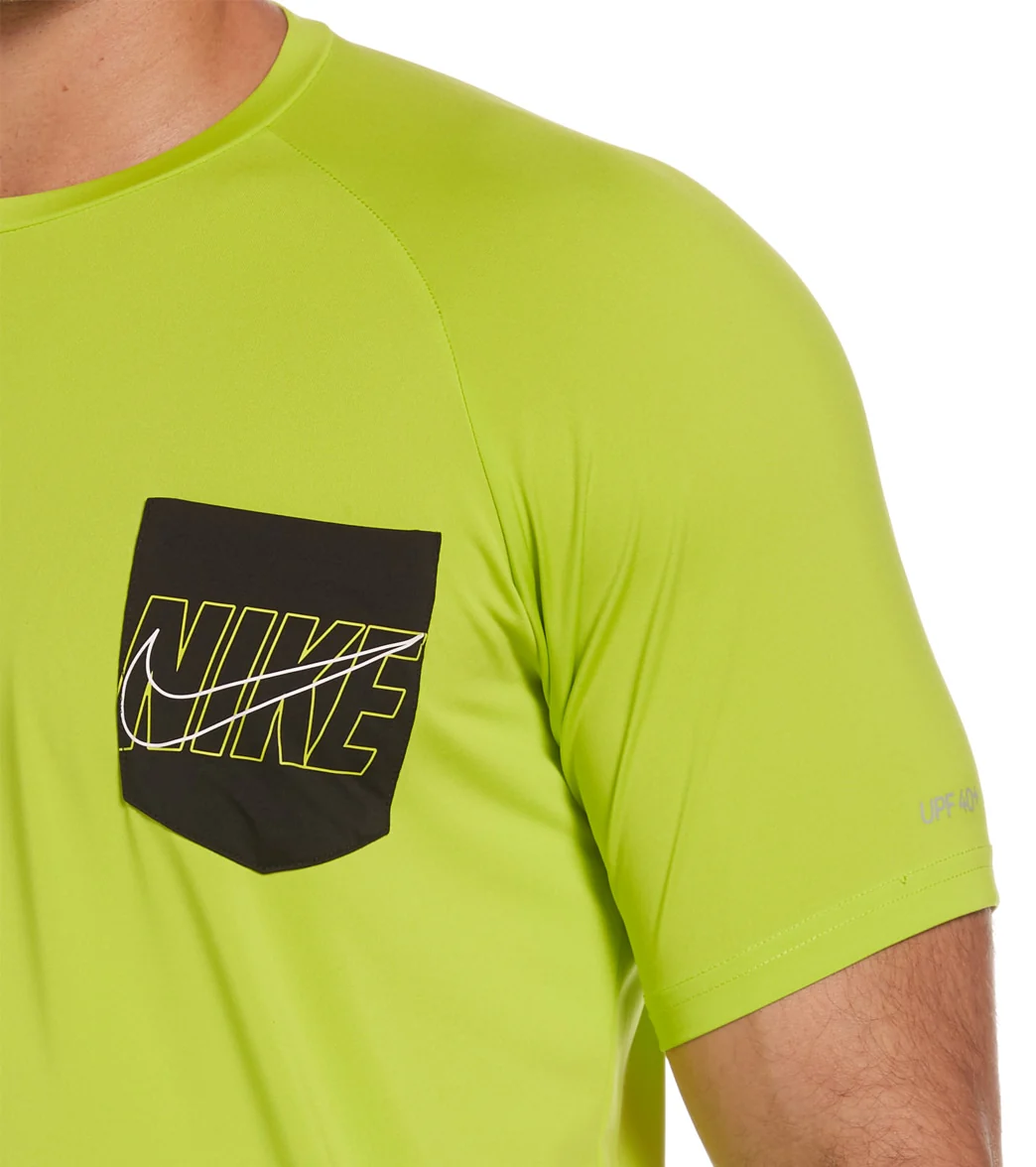 Nike Men's Outline Logo Short Sleeve Hydroguard - Image 3