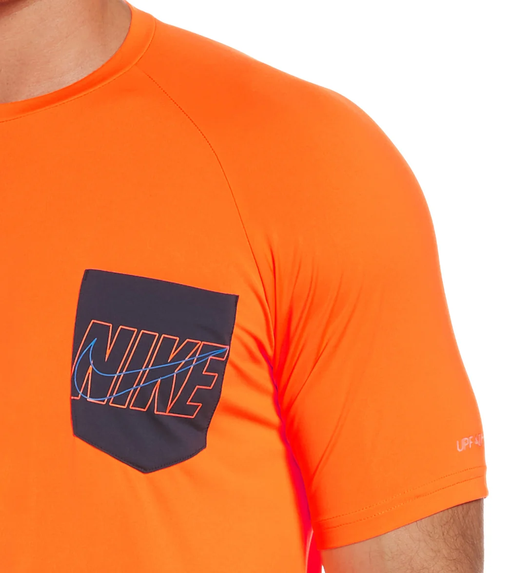 Nike Men's Outline Logo Short Sleeve Hydroguard - Image 9