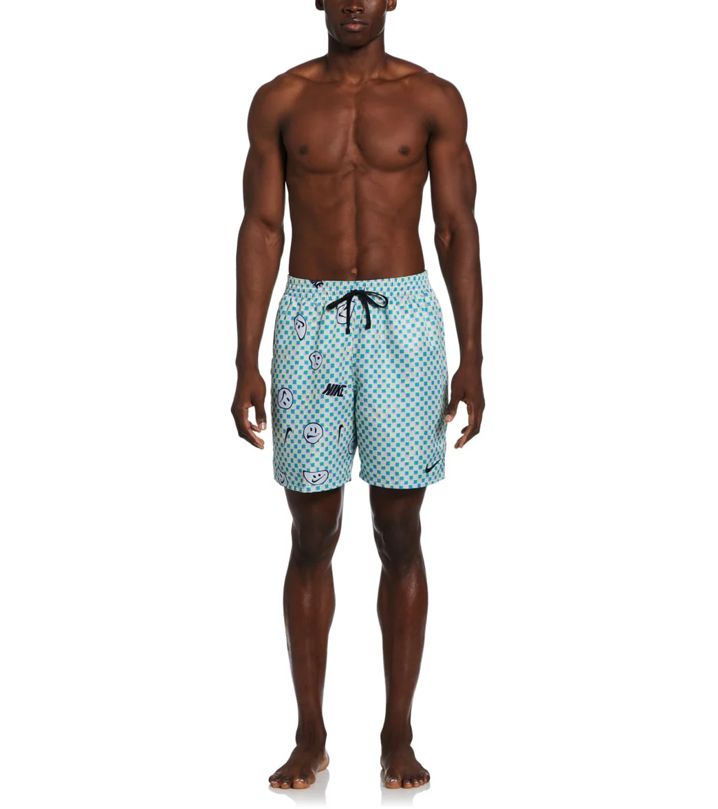 Nike Men's Smiles Check Swim Trunks - Image 27