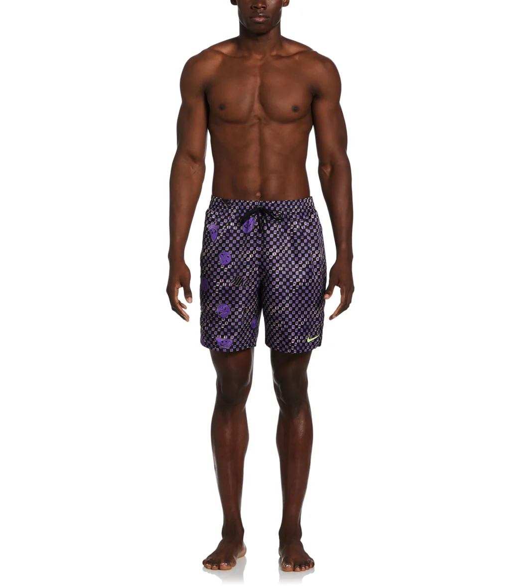 Nike Men's Smiles Check Swim Trunks - Image 6
