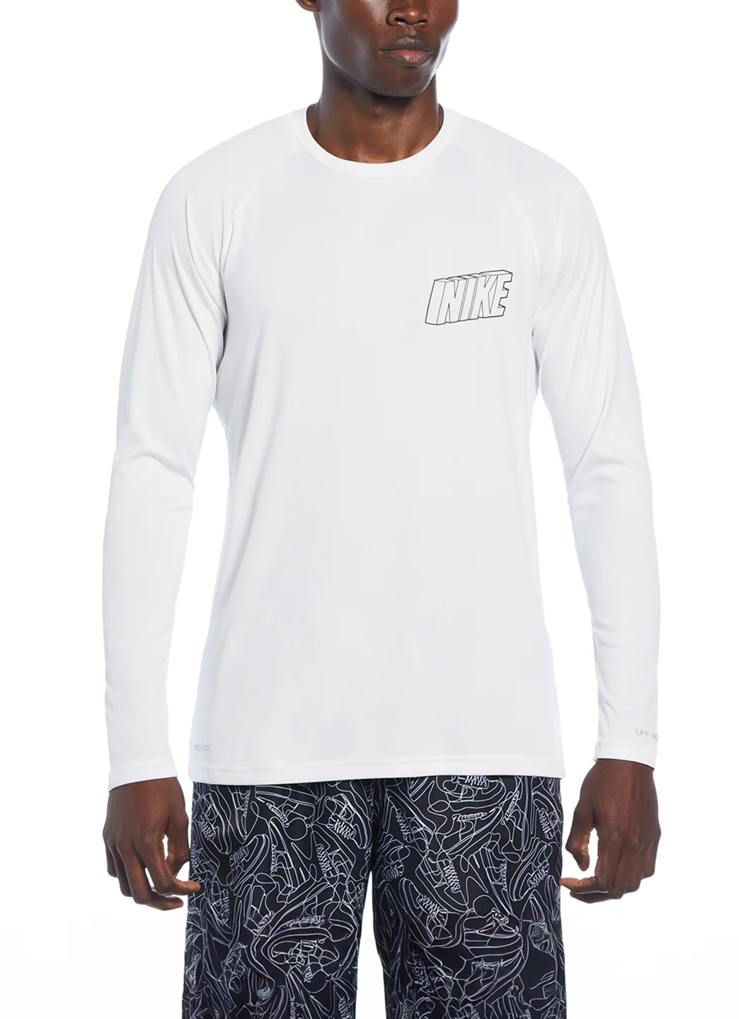 Nike Men's Swoosh At Sea Long Sleeve Hydroguard Swim Shirt - Image 9
