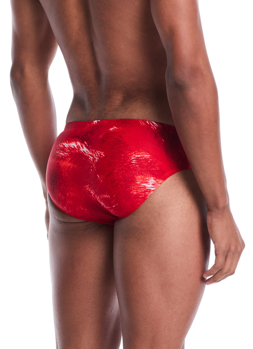 Nike Men's Watercolor Brief Swimsuit - Image 11