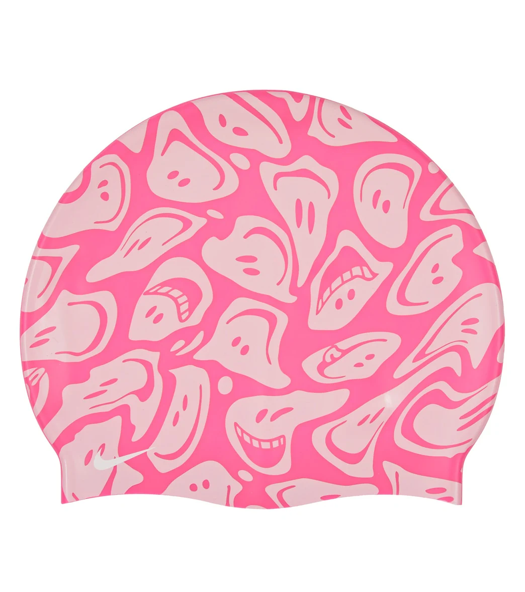 Nike Smiles Silicone Swim Cap - Image 4