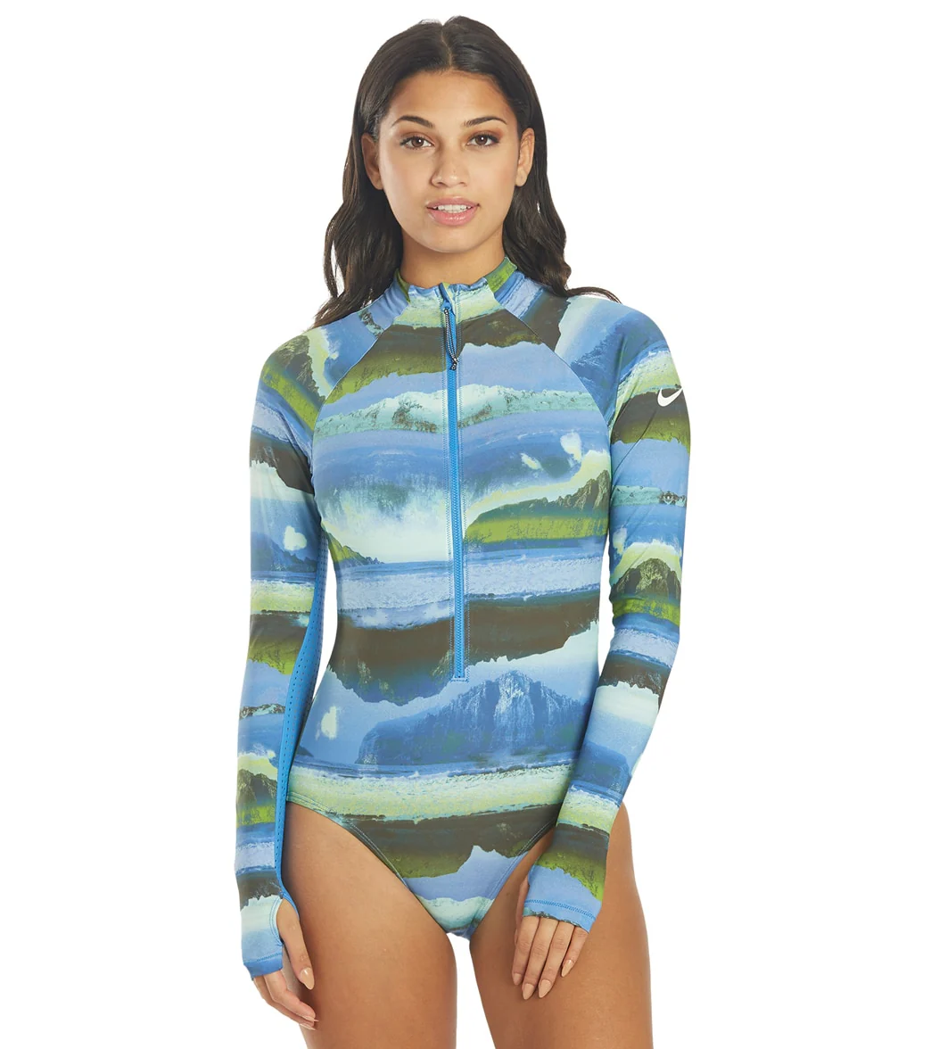 Nike Women's Adventure Long Sleeve One Piece Swimsuit - Image 22