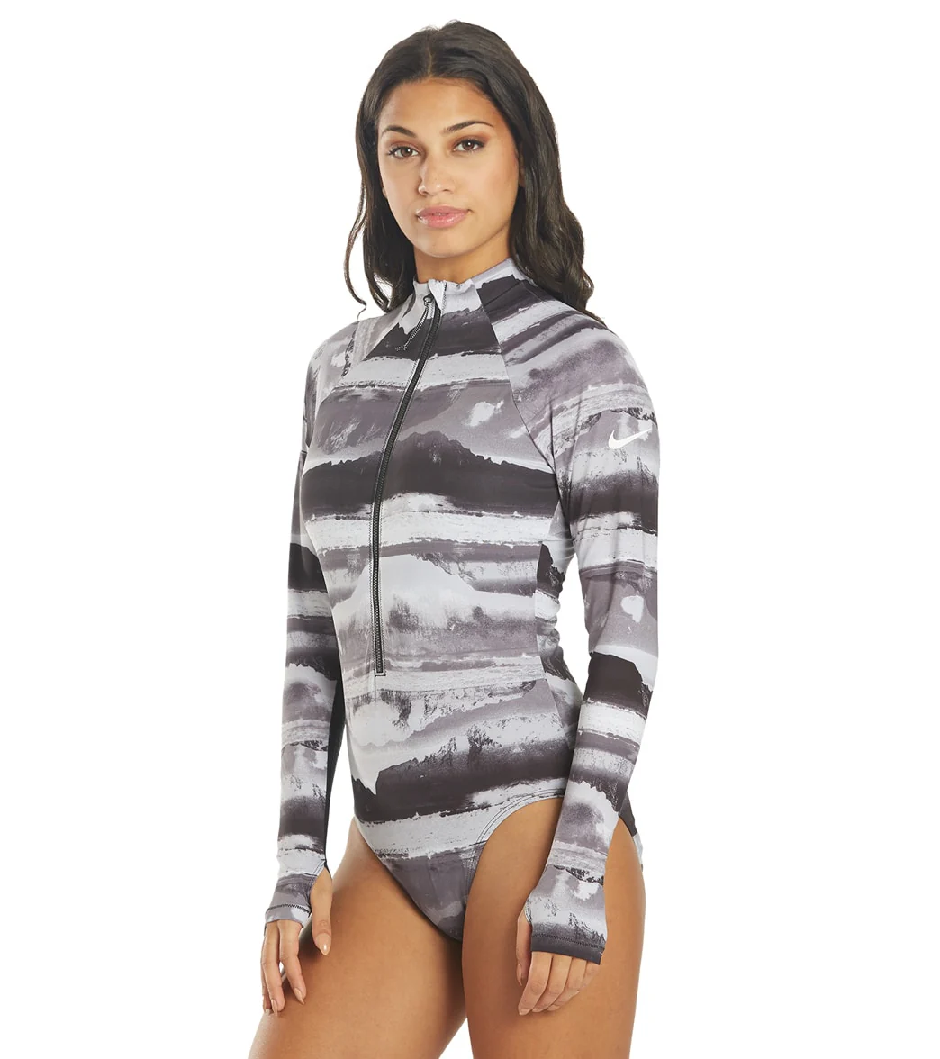 Nike Women's Adventure Long Sleeve One Piece Swimsuit - Image 33