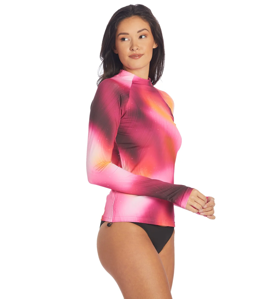 Nike Women's Aurora Long Sleeve Hydroguard Rash Guard - Image 10