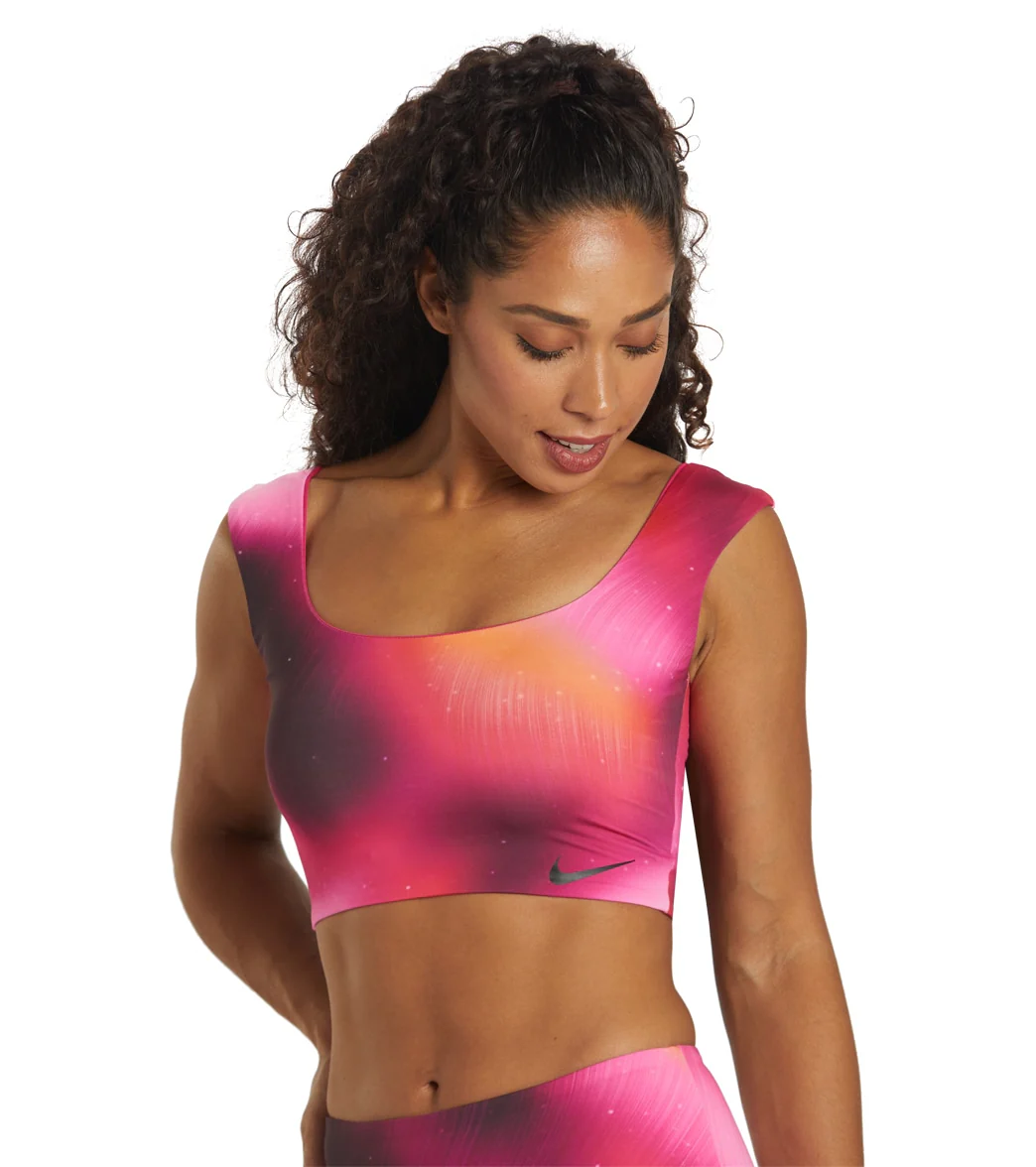 Nike Women's Aurora Reversible Crop Bikini Top - Image 5