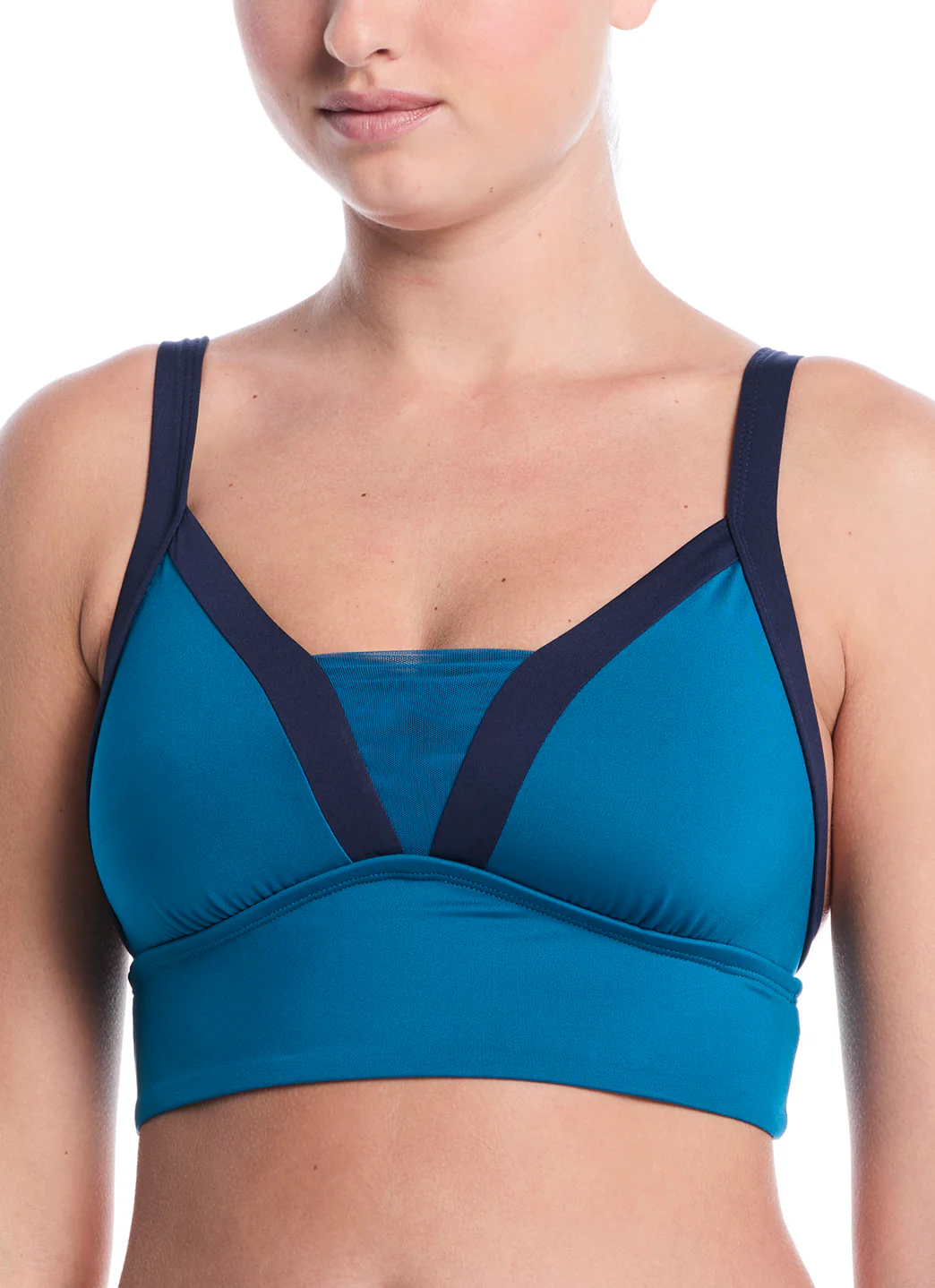 Nike Women's Bold Color Block Midkini Top - Image 7