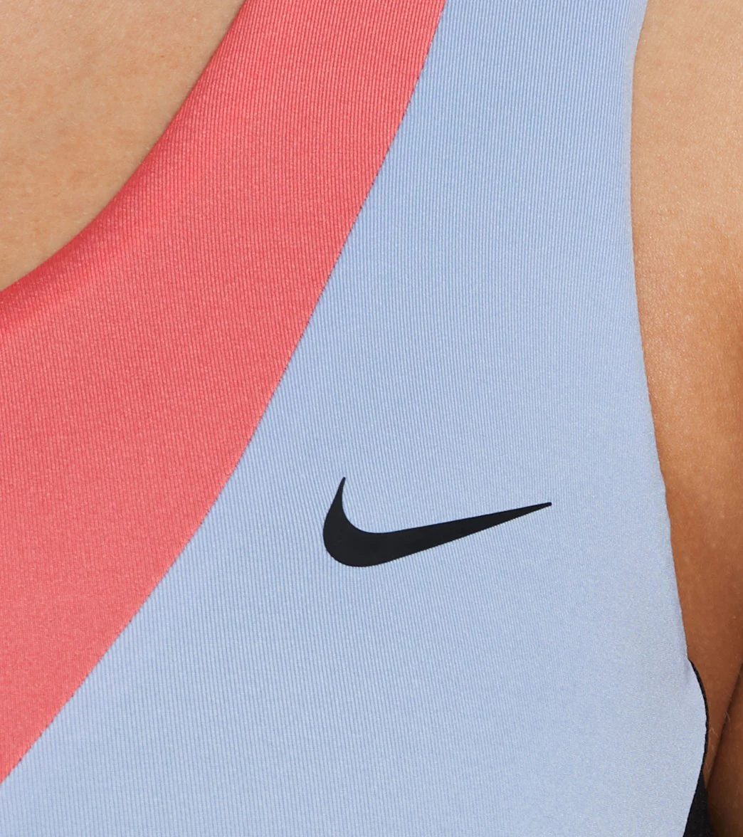 Nike Women's Colorblock Asymmetrical One Piece Swimsuit - Image 5
