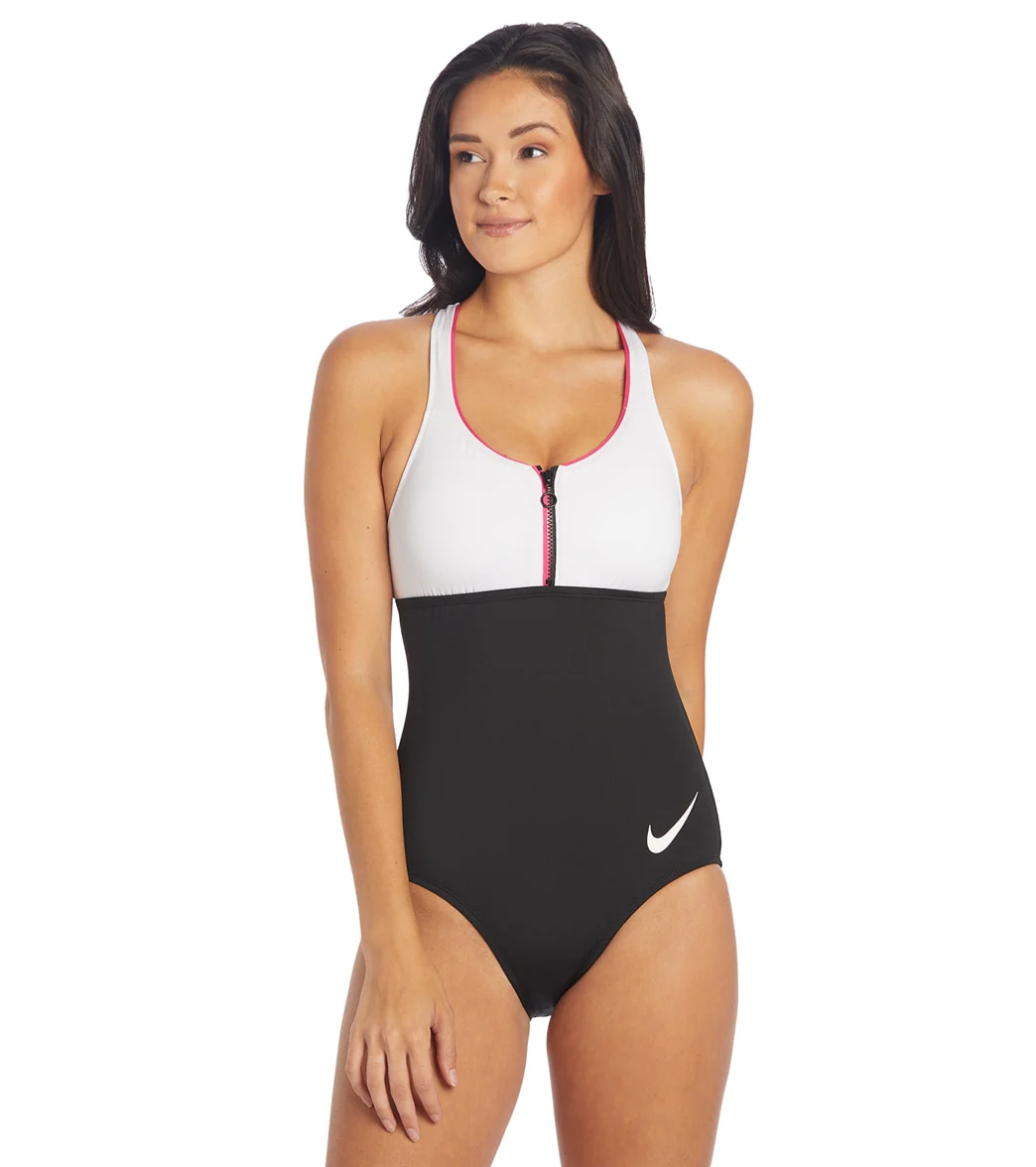 Nike Women's Colorblock Racerback One Piece Swimsuit - Image 21