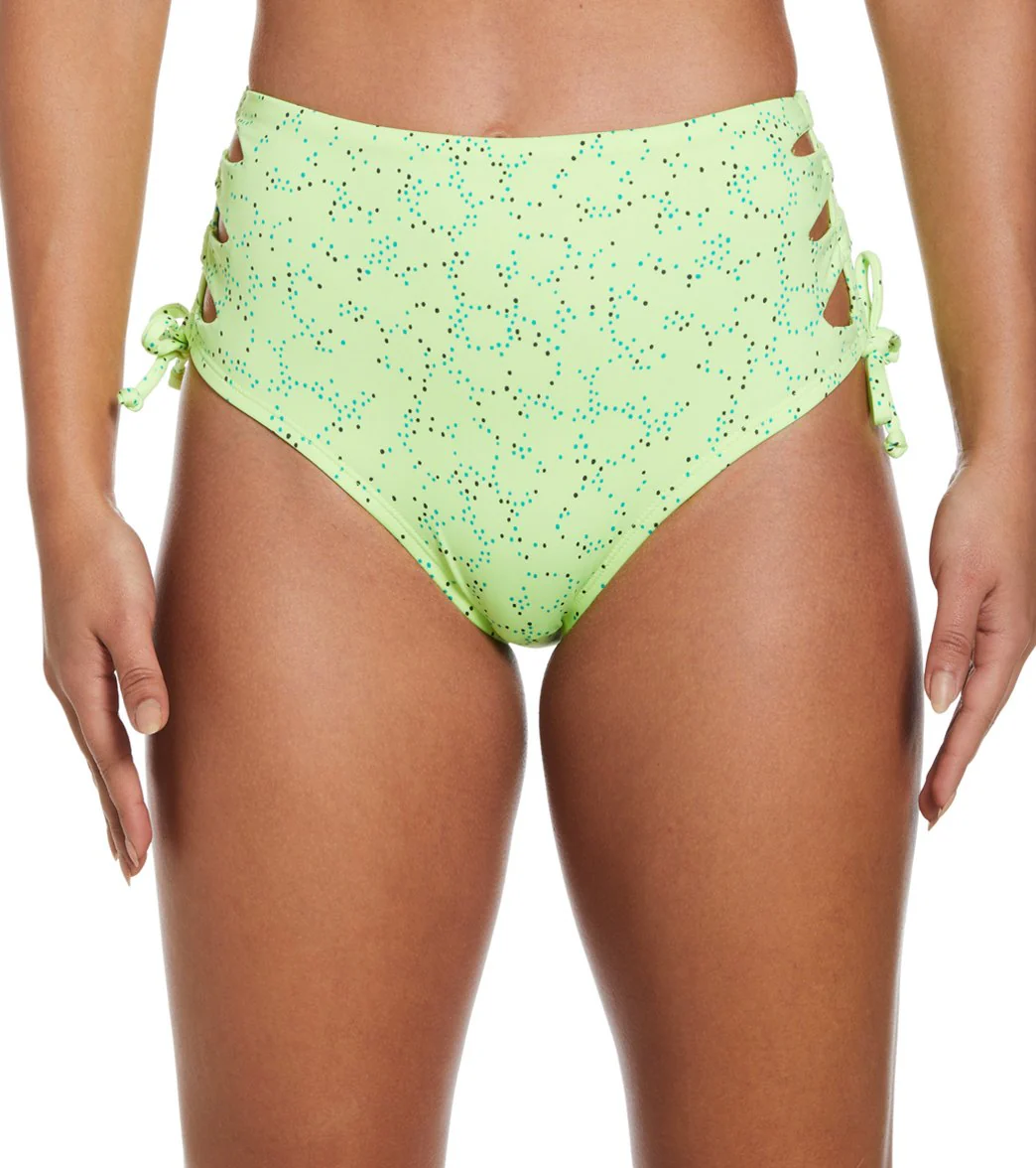 Nike Women's Dots High Waist Cheeky Bikini Bottom - Image 13
