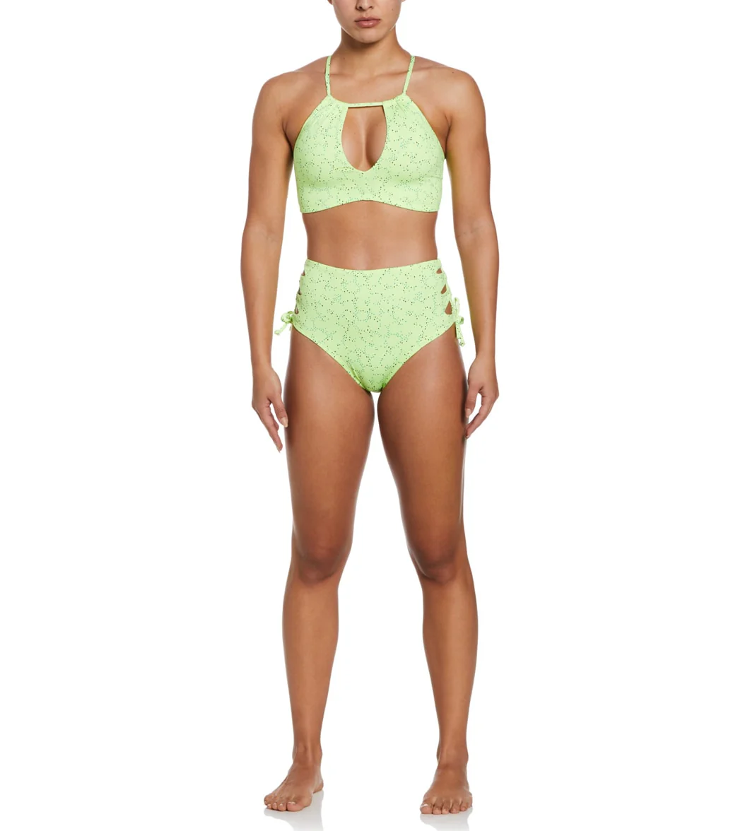 Nike Women's Dots High Waist Cheeky Bikini Bottom - Image 3