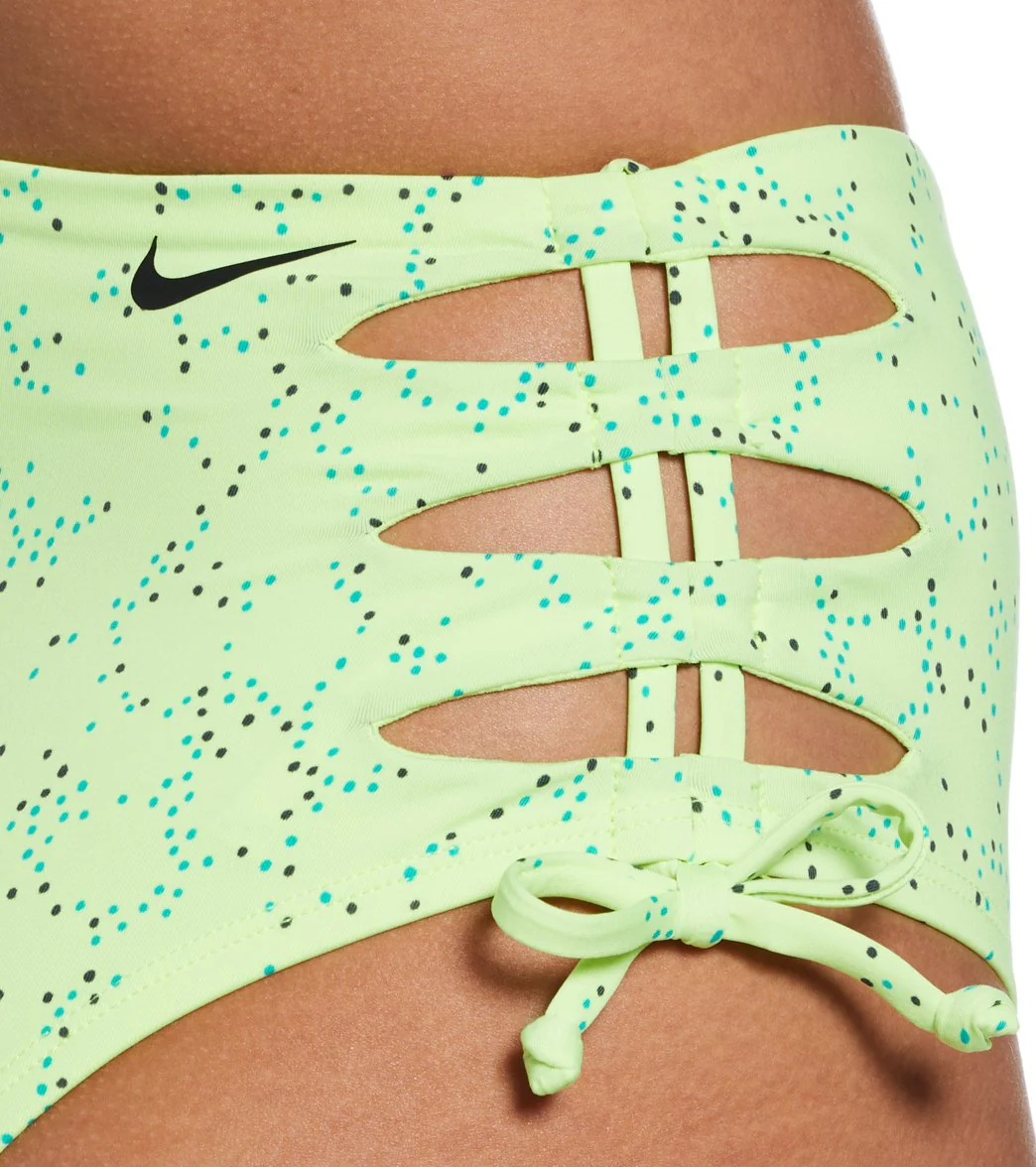 Nike Women's Dots High Waist Cheeky Bikini Bottom - Image 4