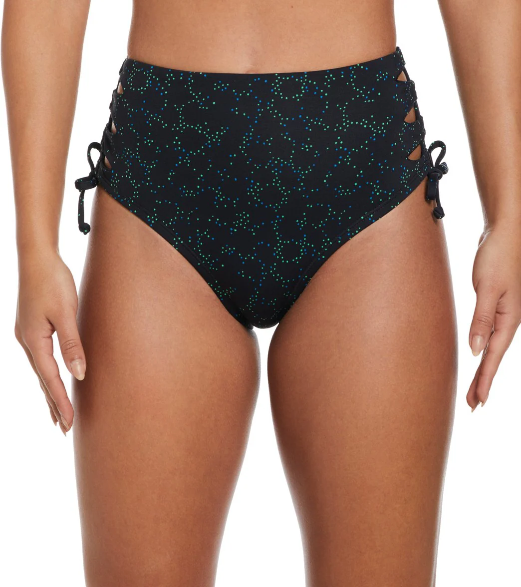 Nike Women's Dots High Waist Cheeky Bikini Bottom - Image 7