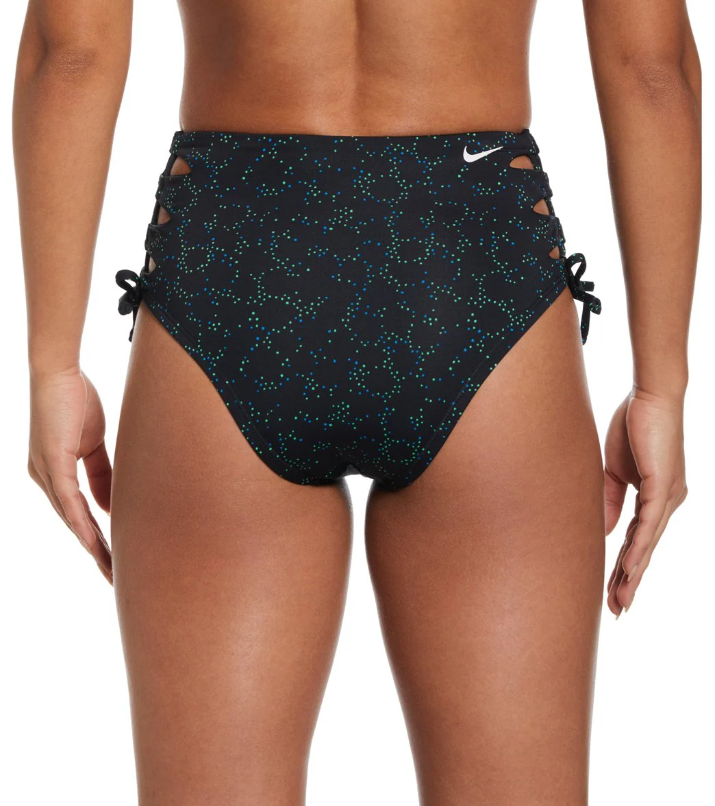 Nike Women's Dots High Waist Cheeky Bikini Bottom - Image 8