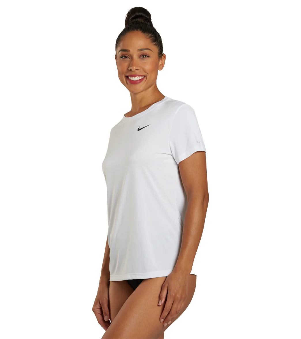 Nike Women's Essential Hydro Short Sleeve Swim Shirt - Image 18