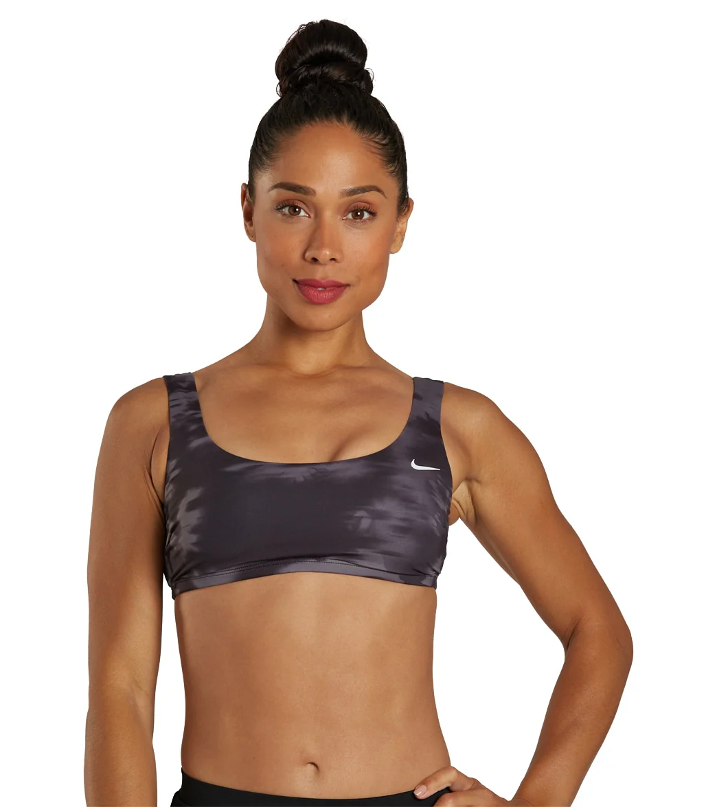 Nike Women's Floral Fade Scoop Neck Bikini Top - Image 7