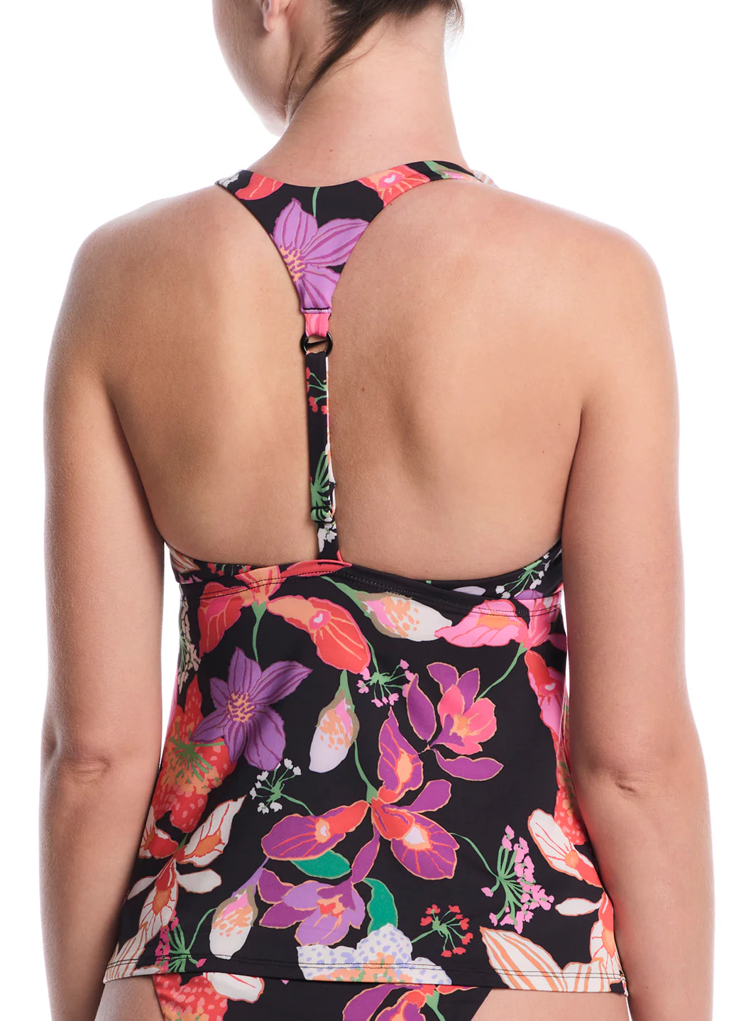 Nike Women's Hot House Floral Square Neck Tankini Top - Image 4