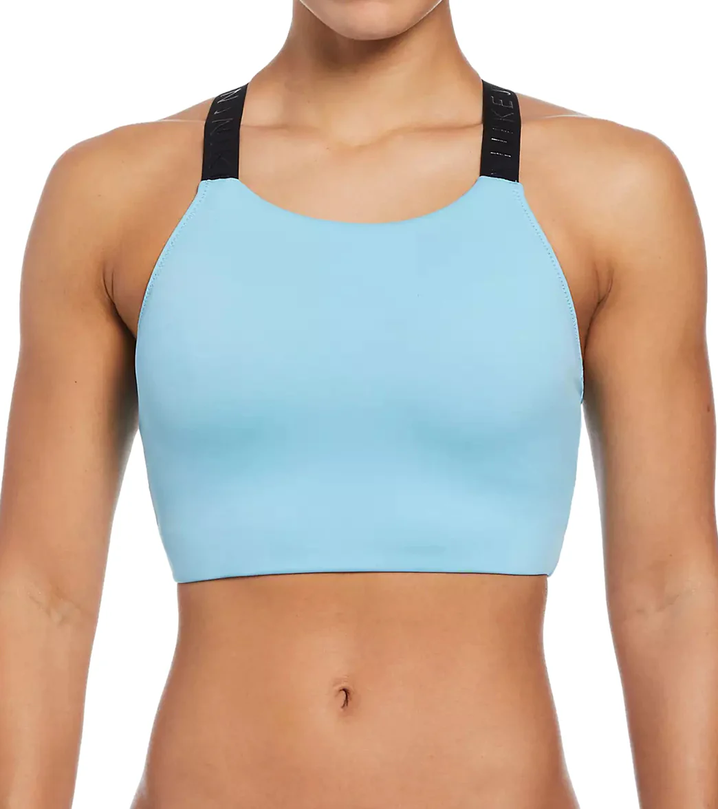 Nike Women's Hydralock Fusion High Neck Midkini Top - Image 8