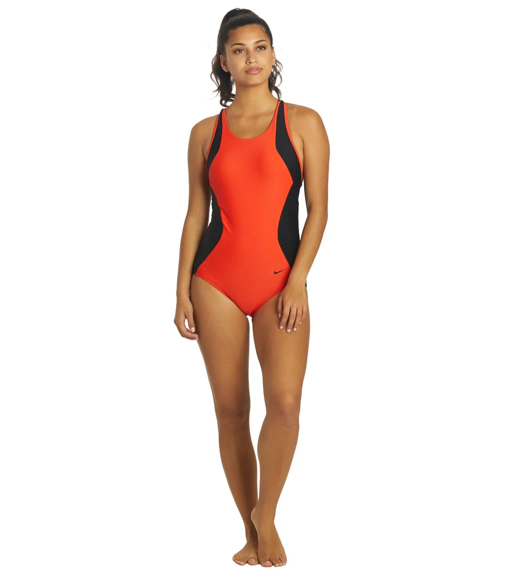 Nike Women's Hydralock Sculpt Mesh Racerback One Piece Swimsuit - Image 4