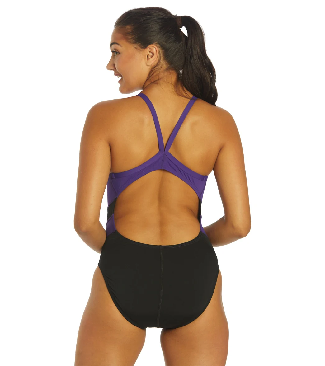 Nike Women's HydraStrong Colorblock Racerback One Piece Swimsuit - Image 41