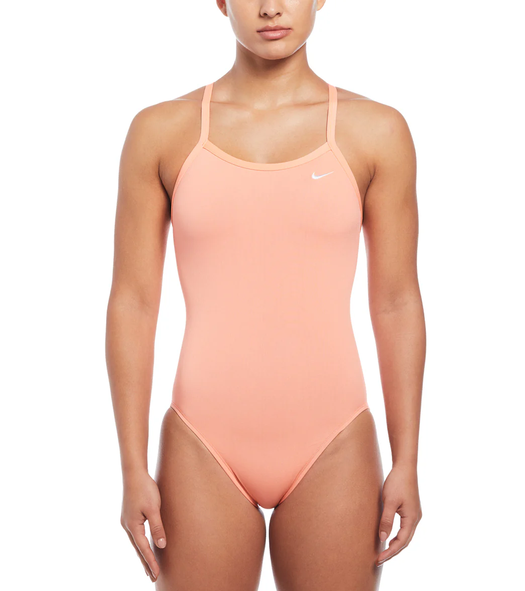 Nike Women's HydraStrong Solid Poly Racer Back One Piece Swimsuit - Image 23