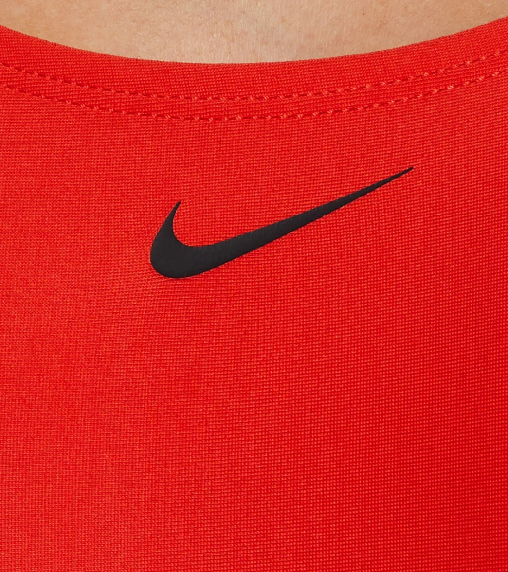 Nike Women's Logo Tape Fastback One Piece Swimsuit - Image 5