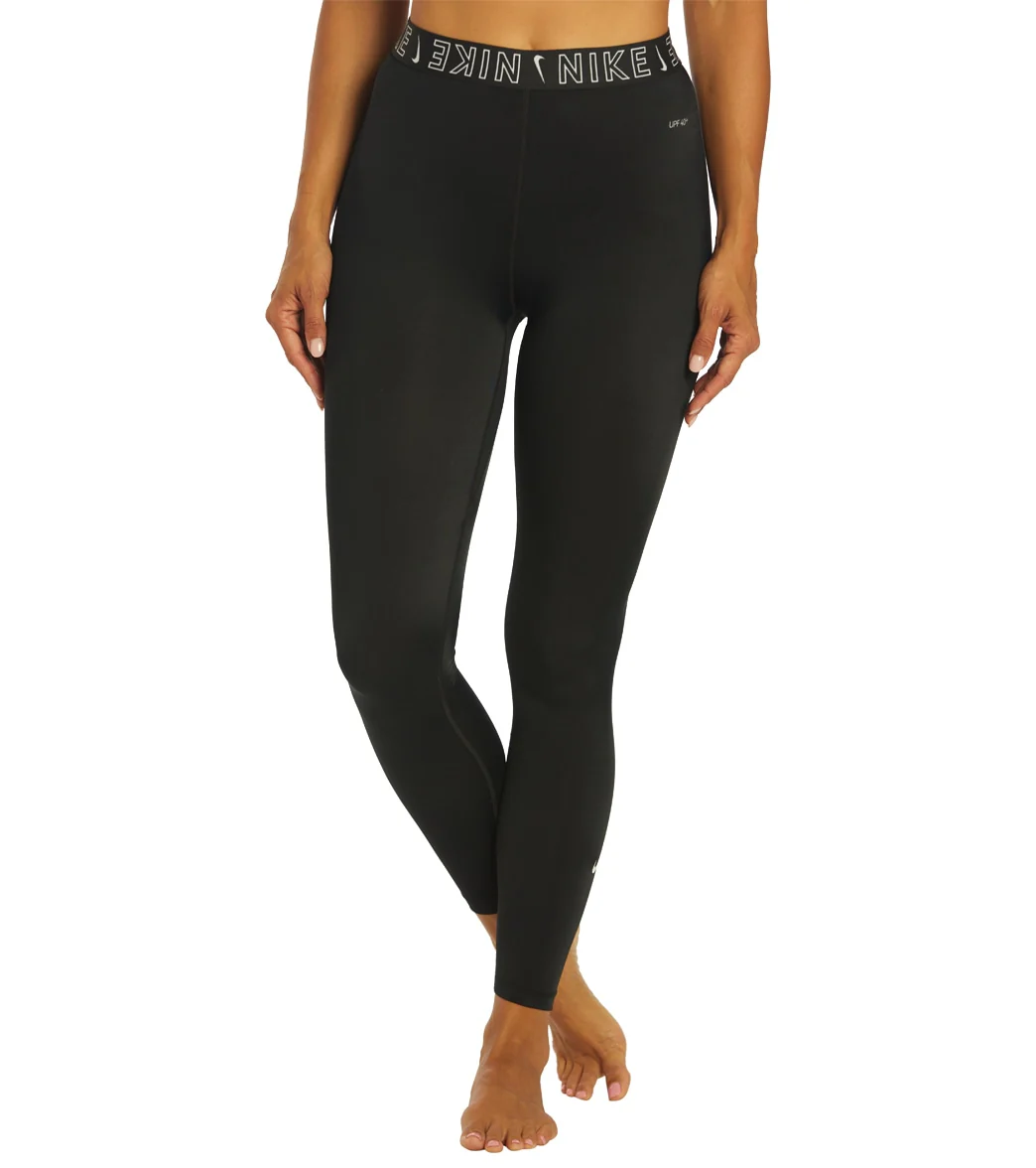 Nike Women's Logo Tape Swim Leggings - Image 15