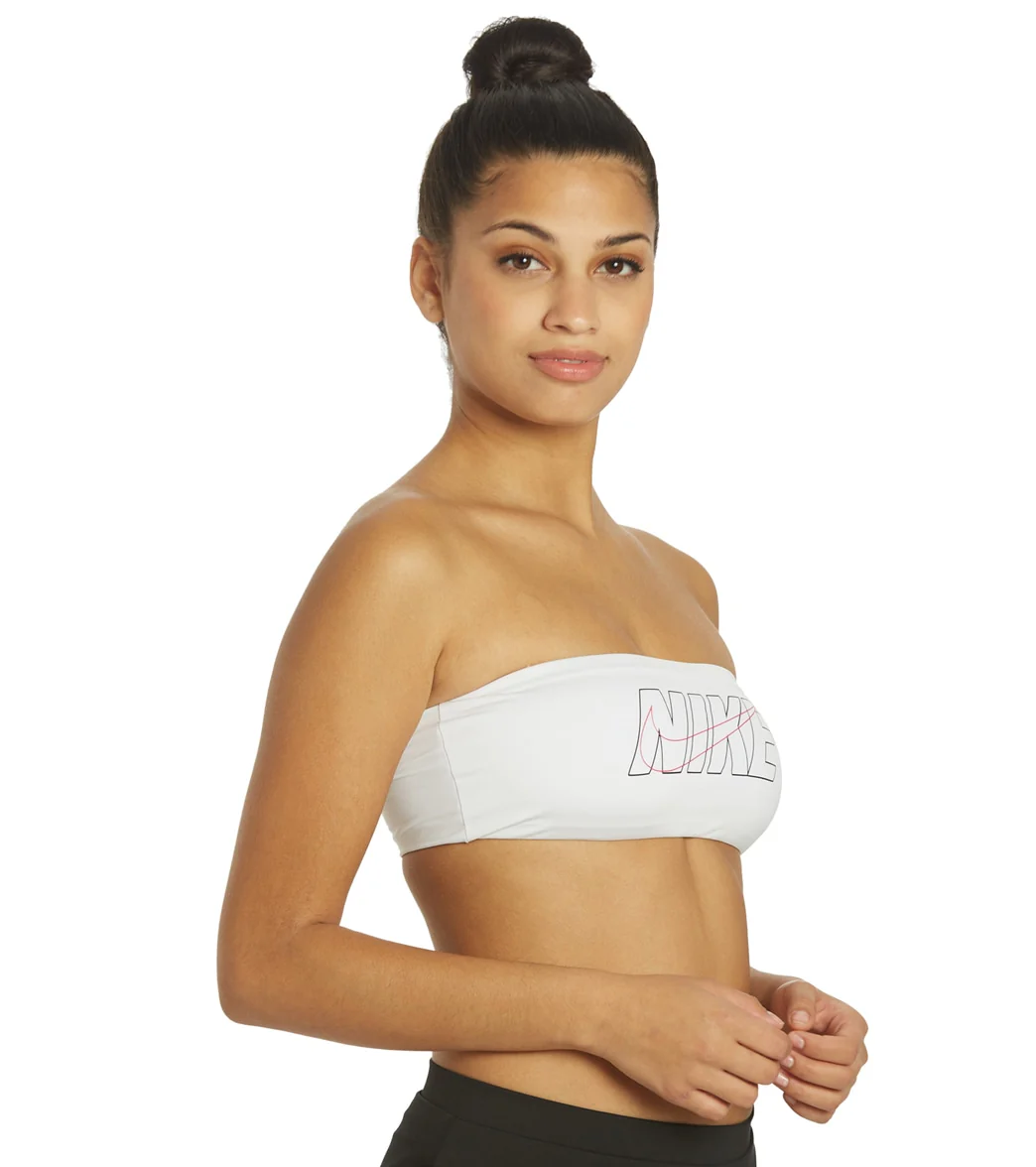 Nike Women's Multi Logo Bandeau Bikini Top - Image 16