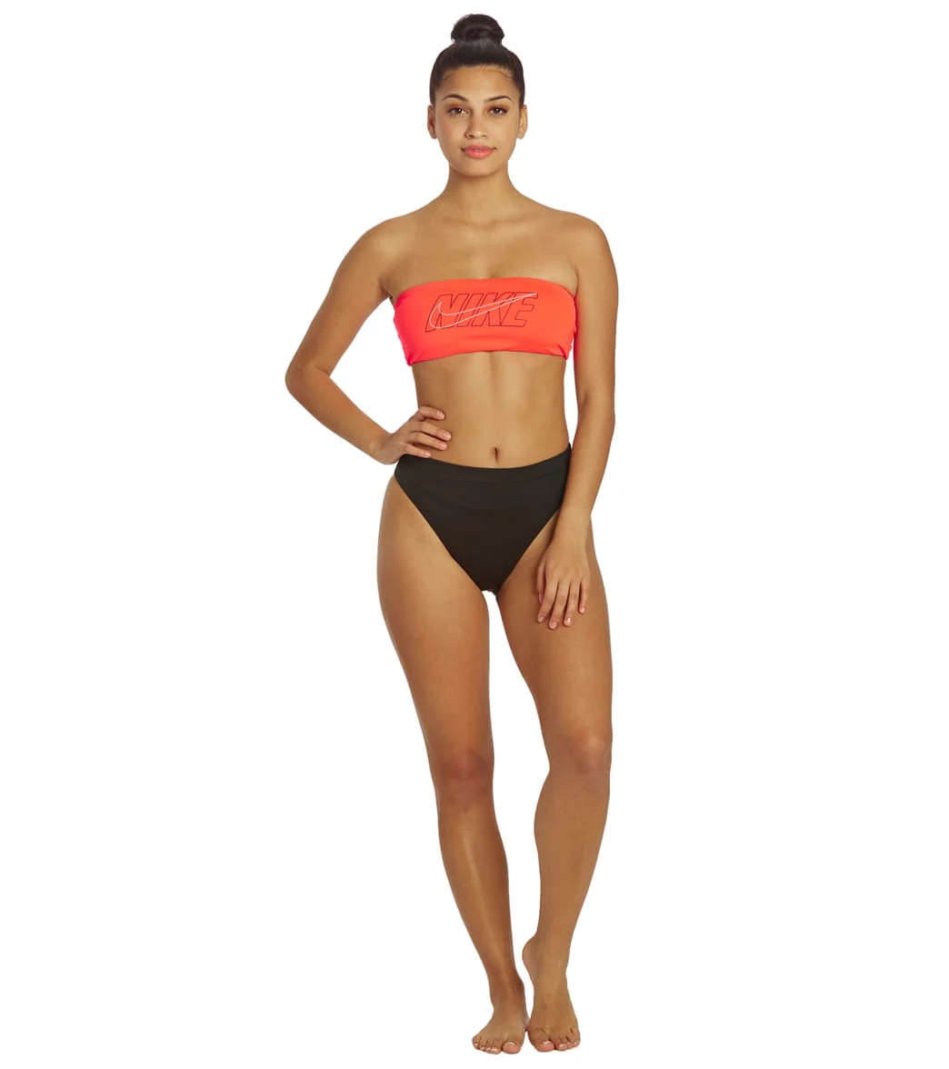 Nike Women's Multi Logo Bandeau Bikini Top - Image 4