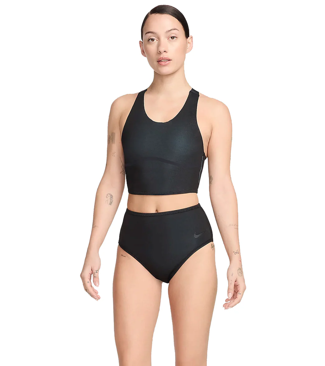 Nike Women's Reversible High Waist Bikini Bottom - Image 6