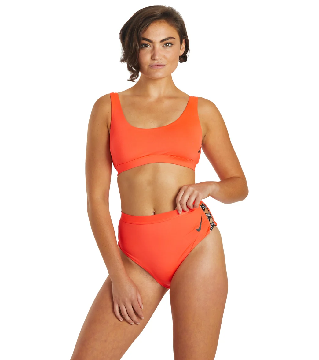 Nike Women's Sneakerkini High Waist Cheeky Bikini Bottom - Image 17