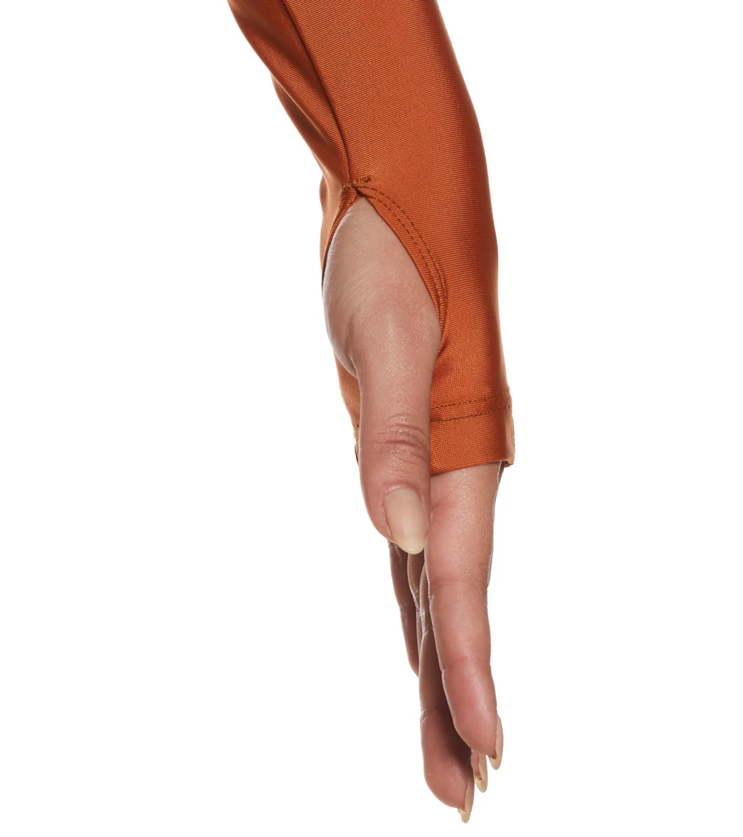 Nike Women's Solid Victory Long Sleeve One Piece Swimsuit - Image 5