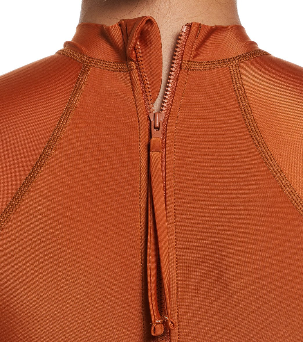 Nike Women's Solid Victory Long Sleeve One Piece Swimsuit - Image 7