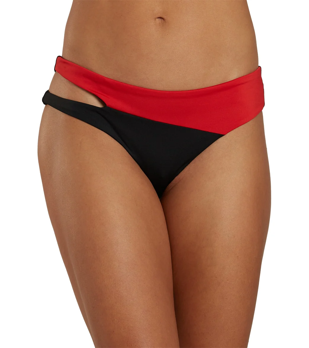 Nike Women's Swoosh Block Asymmetrical Bikini Bottom - Image 14