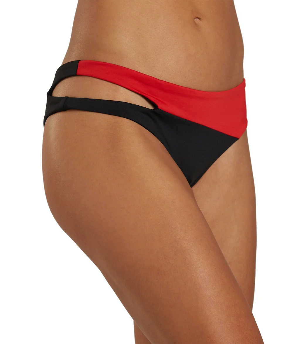 Nike Women's Swoosh Block Asymmetrical Bikini Bottom - Image 9
