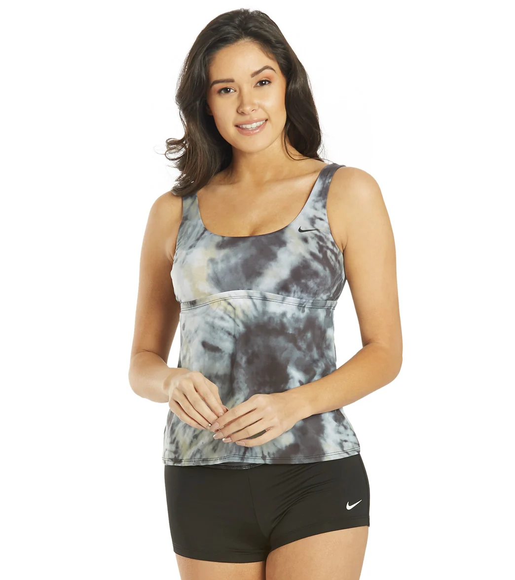 Nike Women's Tie Dye Scoop Neck Tankini Top - Image 21