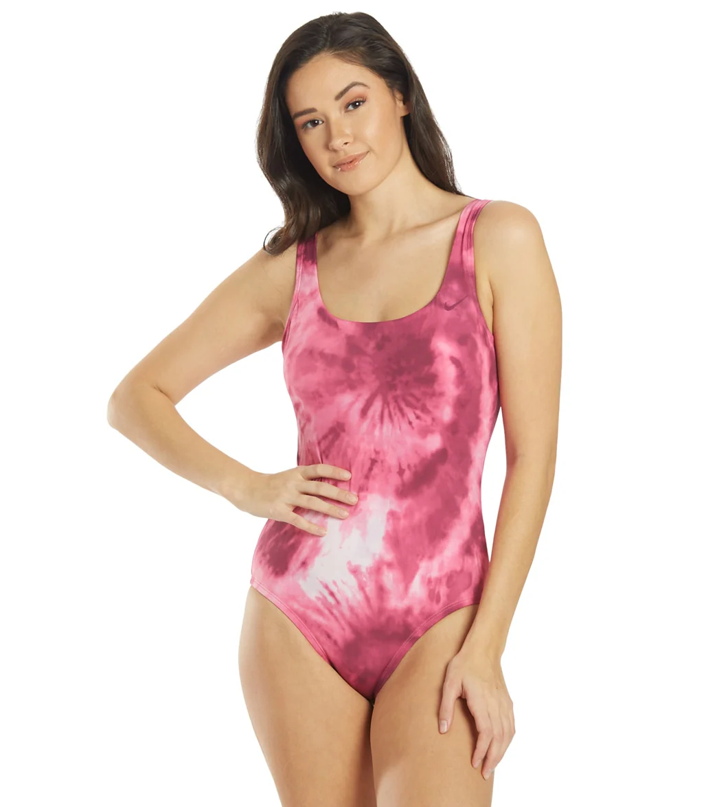 Nike Women's Tie Dye U Back One Piece Swimsuit