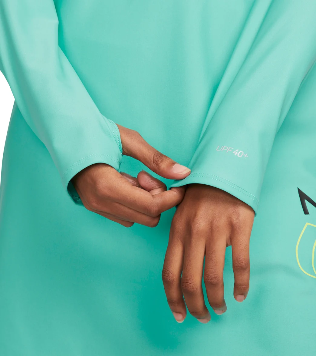 Nike Women's Victory Logo Full Coverage Swim Tunic - Image 11