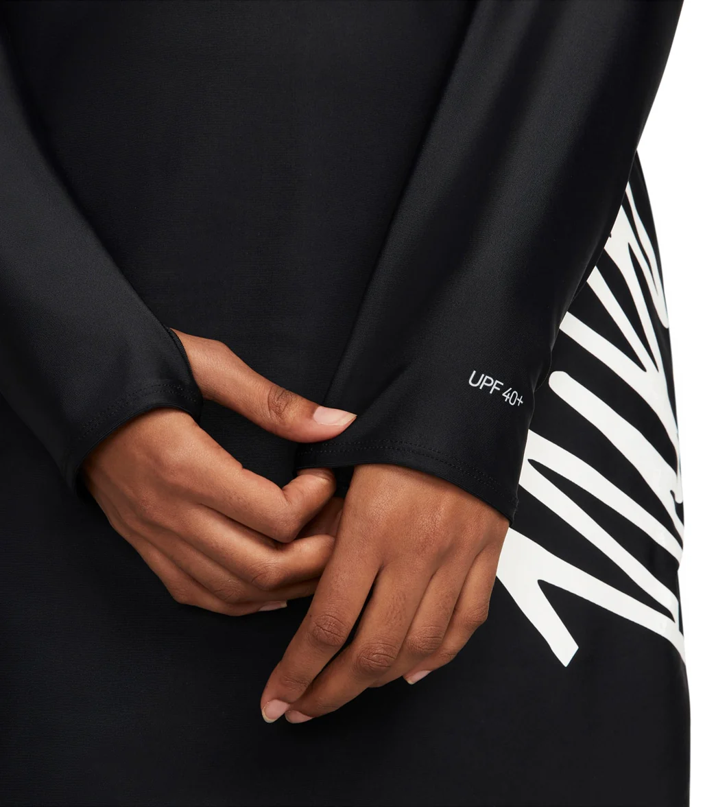Nike Women's Victory Logo Full Coverage Swim Tunic - Image 18