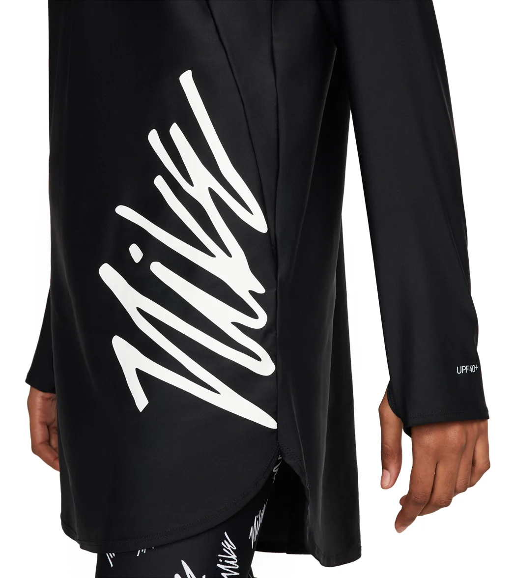 Nike Women's Victory Logo Full Coverage Swim Tunic - Image 19