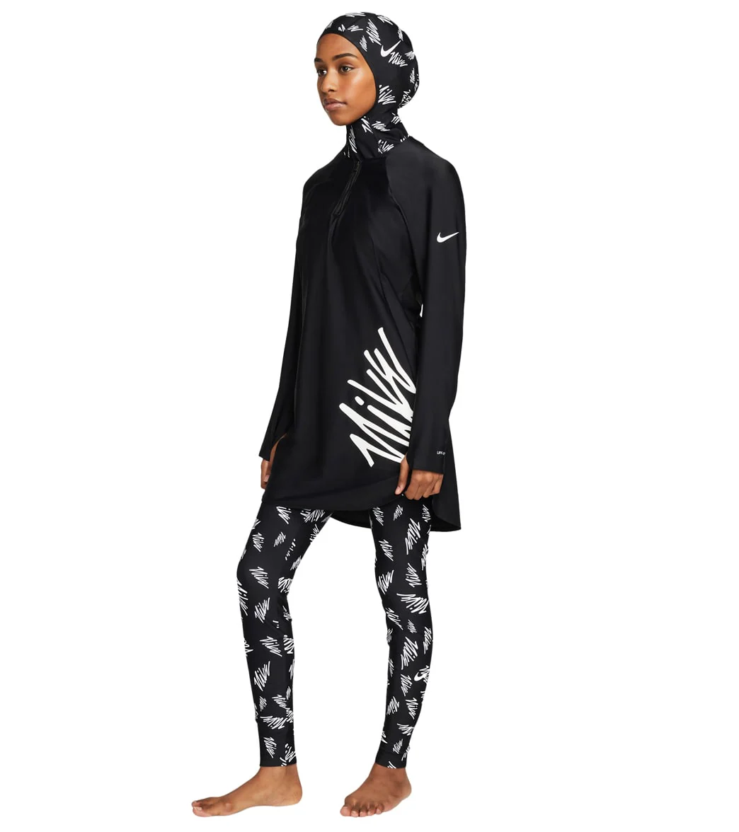 Nike Women's Victory Logo Full Coverage Swim Tunic - Image 20