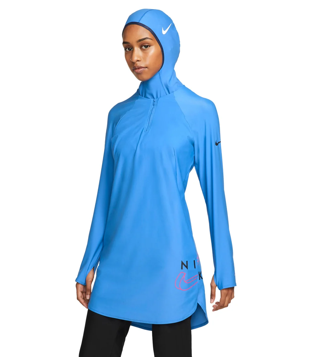 Nike Women's Victory Logo Full Coverage Swim Tunic - Image 24
